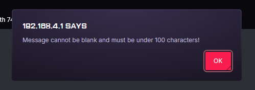 Error Message